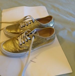 Golden shoes